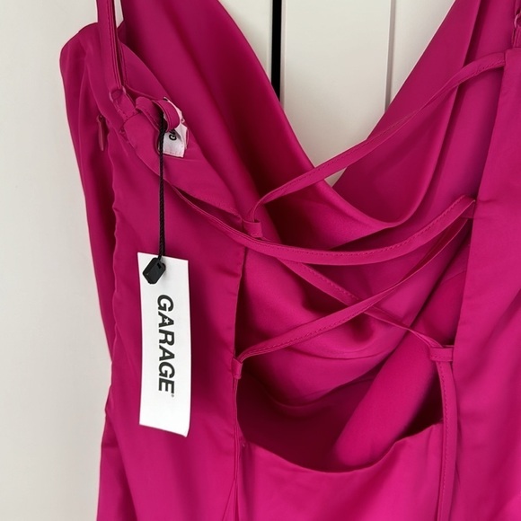 Garage Addison Fit & Flare Dress Raspberry Jam - Picture 4 of 6